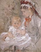 Berthe Morisot Juliy and biddy Spain oil painting artist